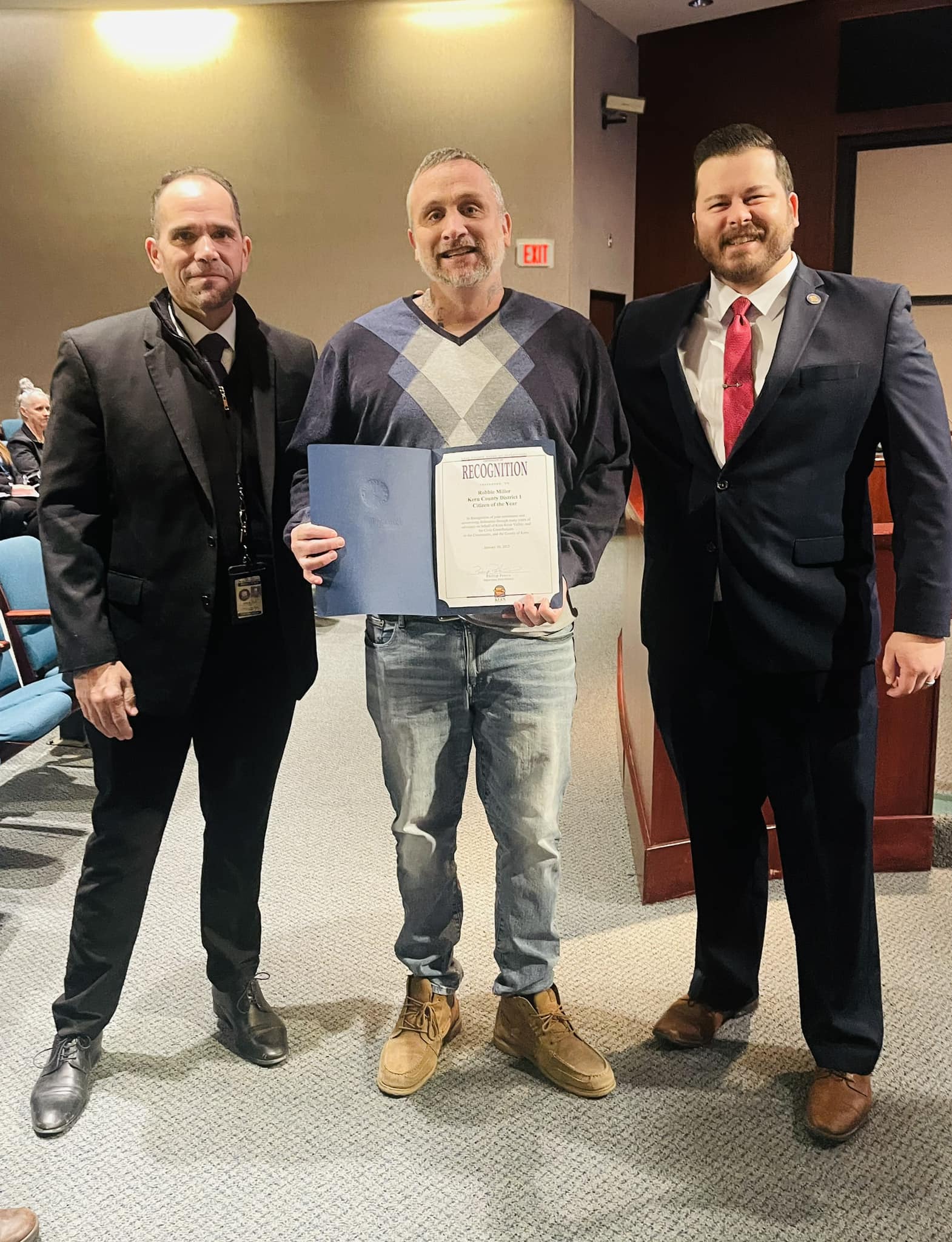 District 1 Citizen of the Year Robbie Miller