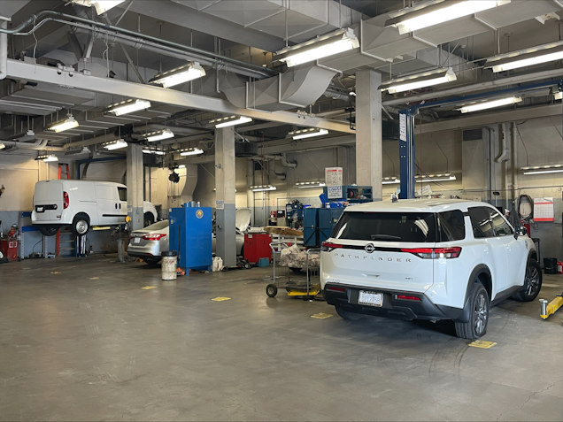 Kern County Fleet Services - Vehicle Bay General Area