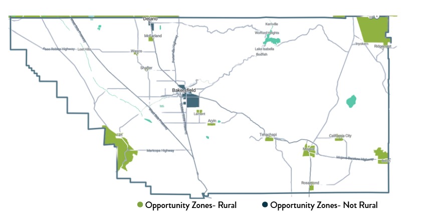 Map of Opportunity Zones in Rural and Non-Rural Areas
