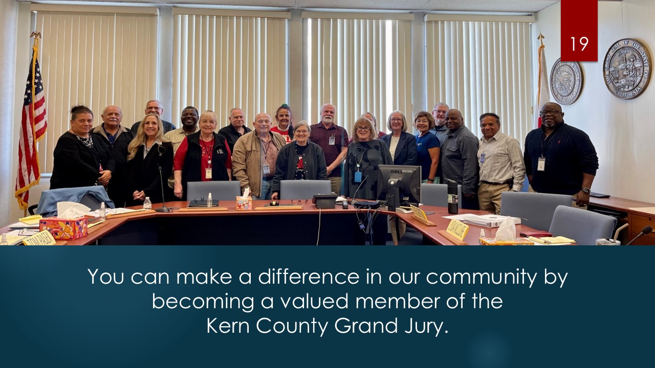 About the Grand Jury Slide 19