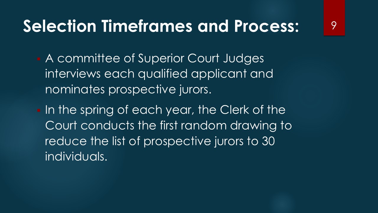 About the Grand Jury Slide 9