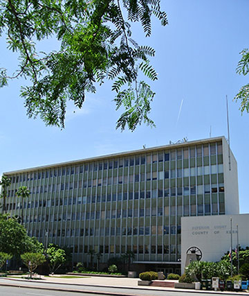 Exterior of the Kern County Superior Court building
