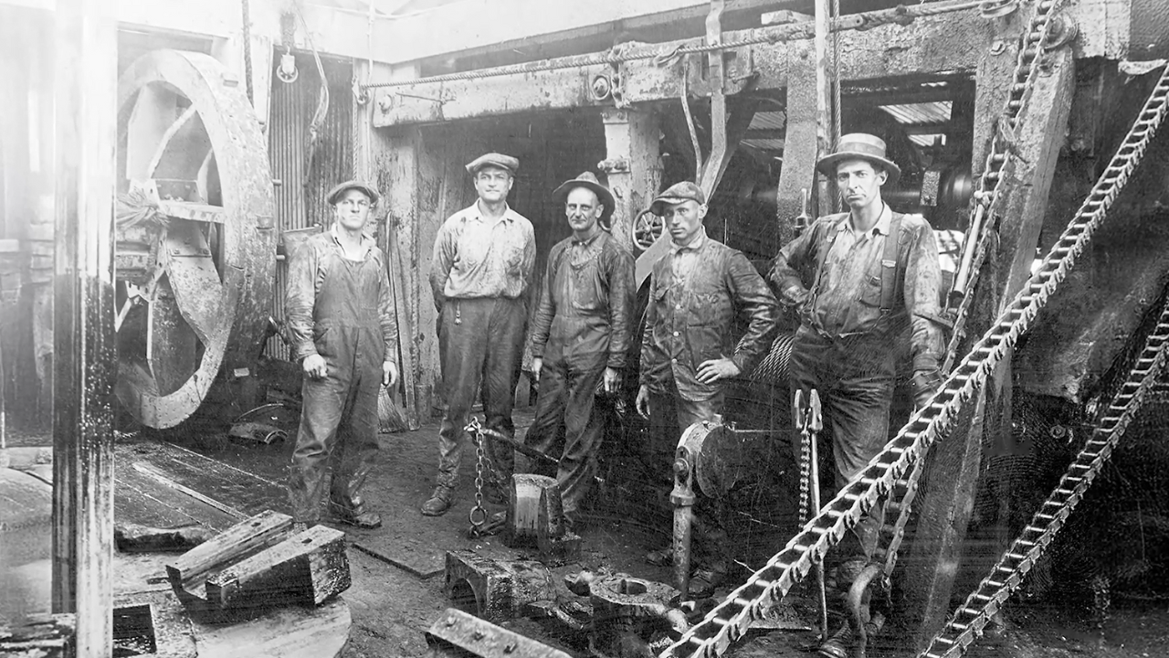 Historic black and white Kern County Photo