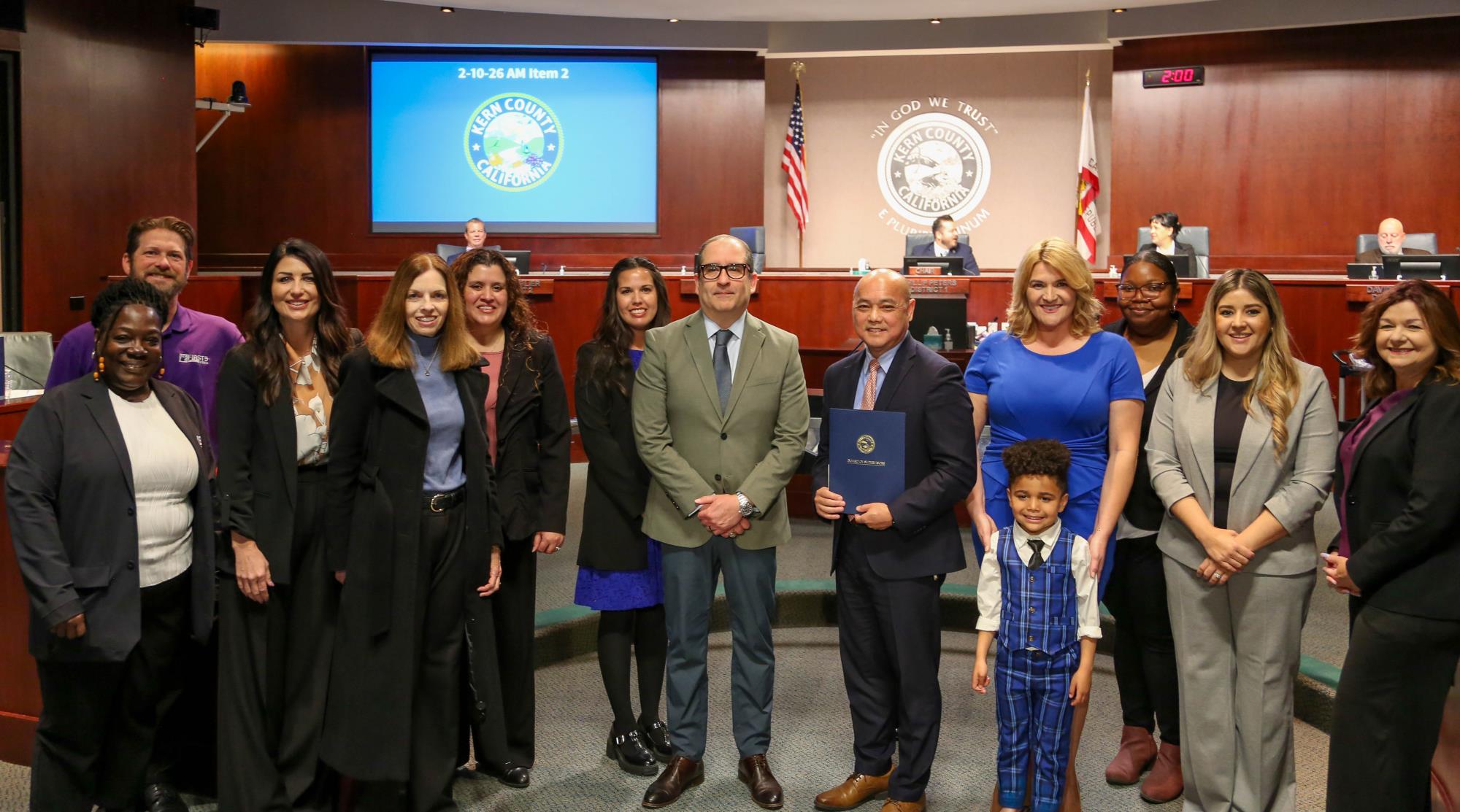 Board of Supervisors proclamation for Safe Surrender Baby Month