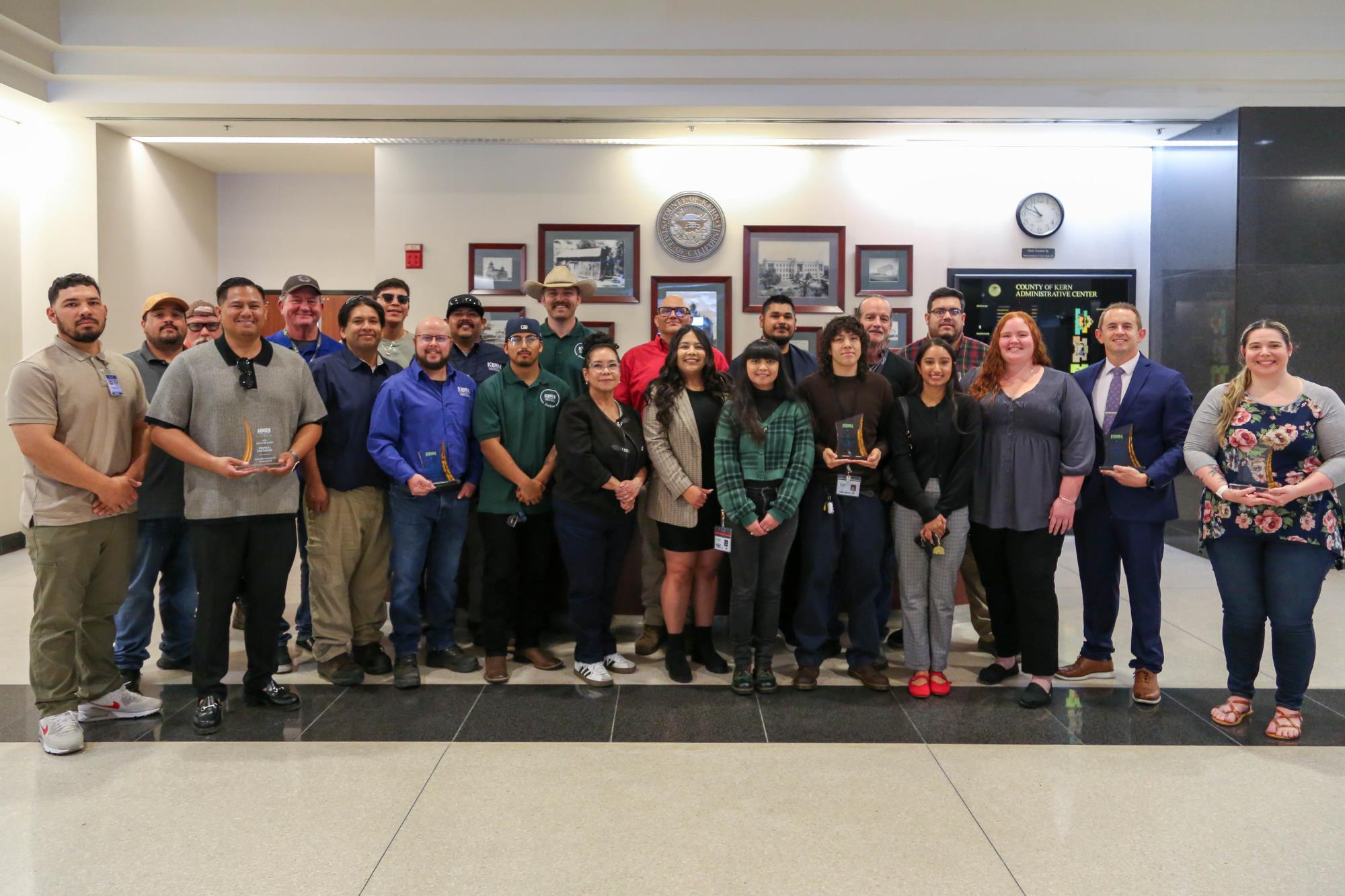 Kern County Goldie Award winners group photo