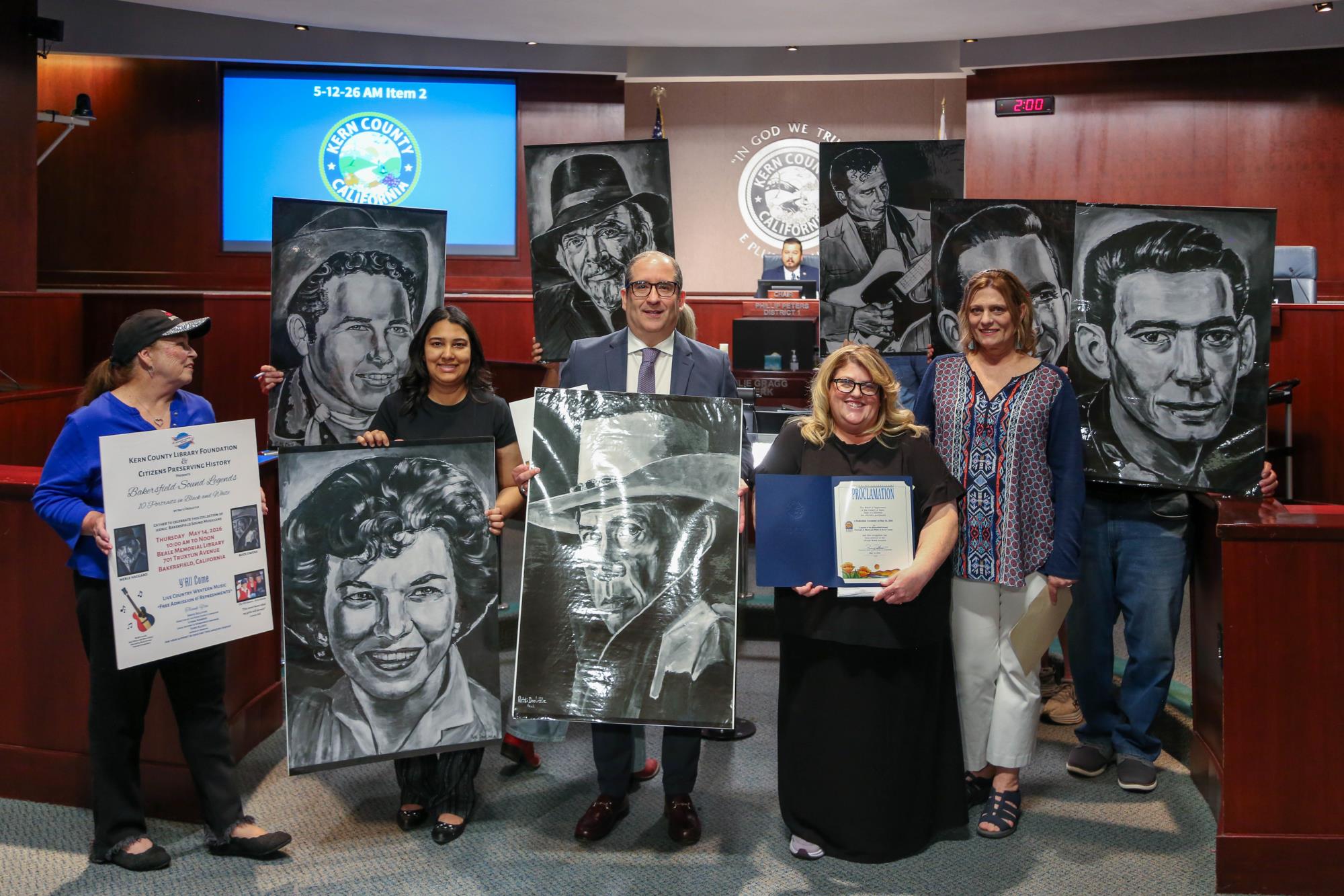 Board of Supervisors proclamation honoring Legends of the Bakersfield Sound