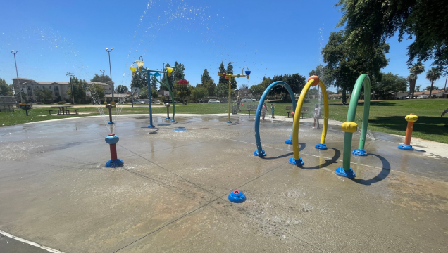 Pioneer Park spray park