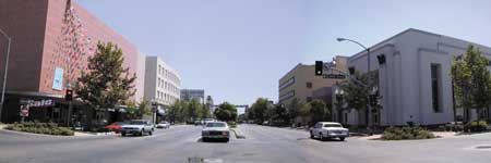 Bakersfield Downtown on Chester Avenue
