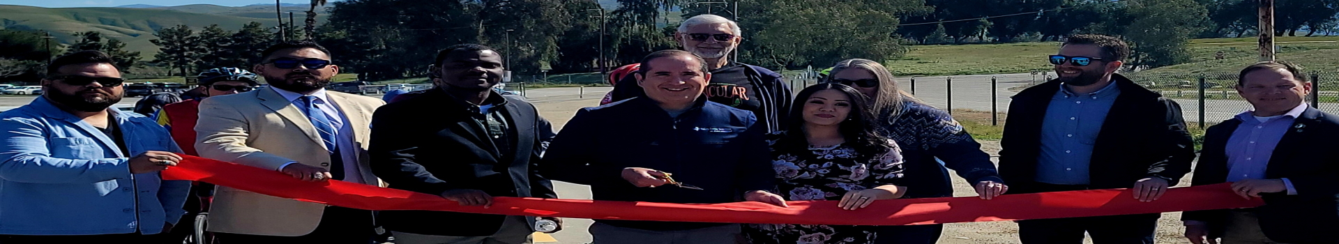 Lake Ming Bike Path Opening Banner